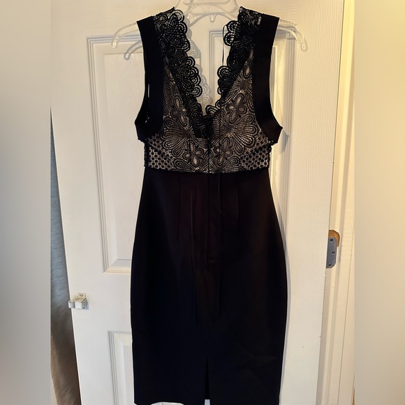 LOVER The Label Bonded Pencil Dress in Black MSRP $535 - Picture 8 of 10